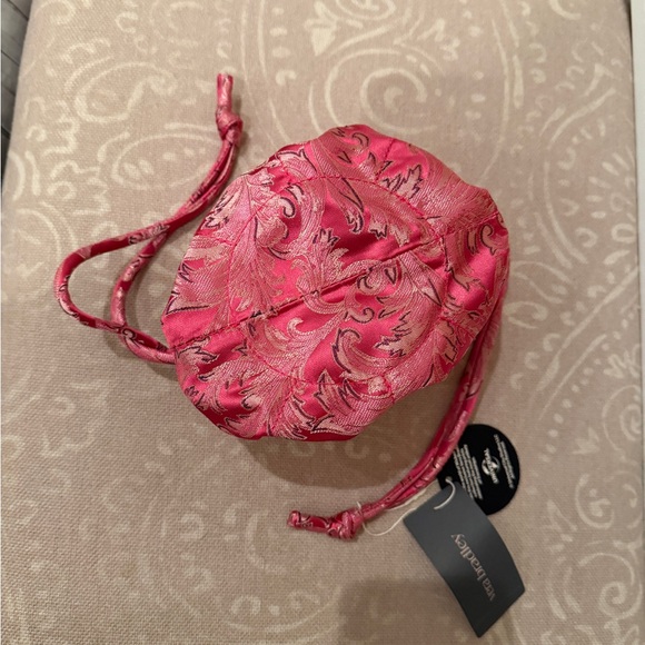 NWT Vera bradley Wicked Jewelry Bag pink Drawstring hard to find - Picture 4 of 9